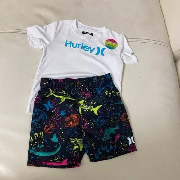 Hurley Boy Ocean Boat Shark cute beach set 8004 - Picture 5 of 7